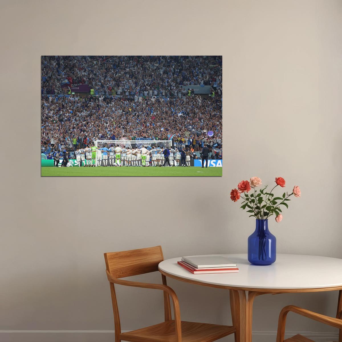 Argentina National Football Team World Cup Poster Wall Art Print Home Wall Decor - xonomax