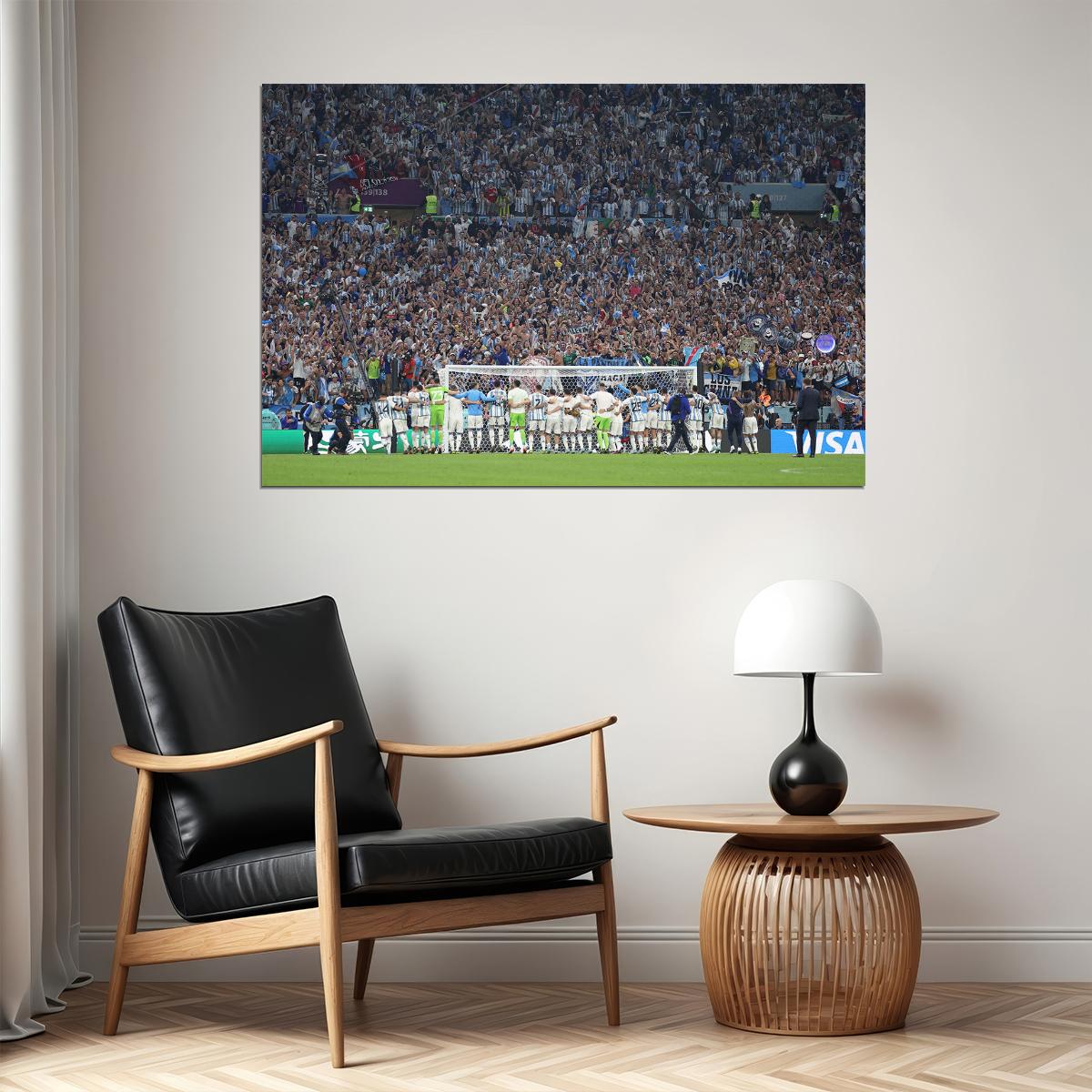 Argentina National Football Team World Cup Poster Wall Art Print Home Wall Decor - xonomax