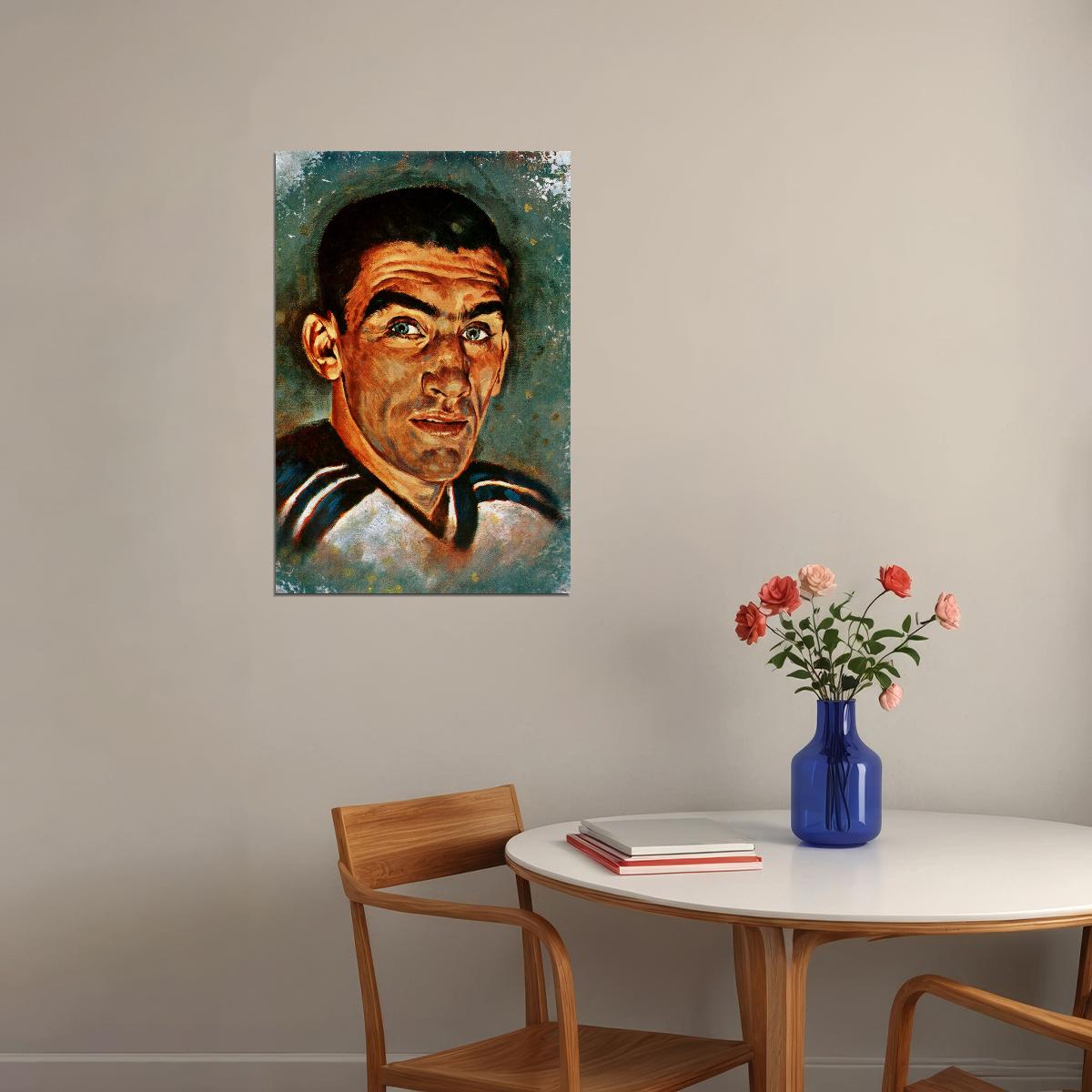 Lou Fontinato Celebrity Ice Hockey Player Poster Wall Art Print Home Wall Decor - xonomax