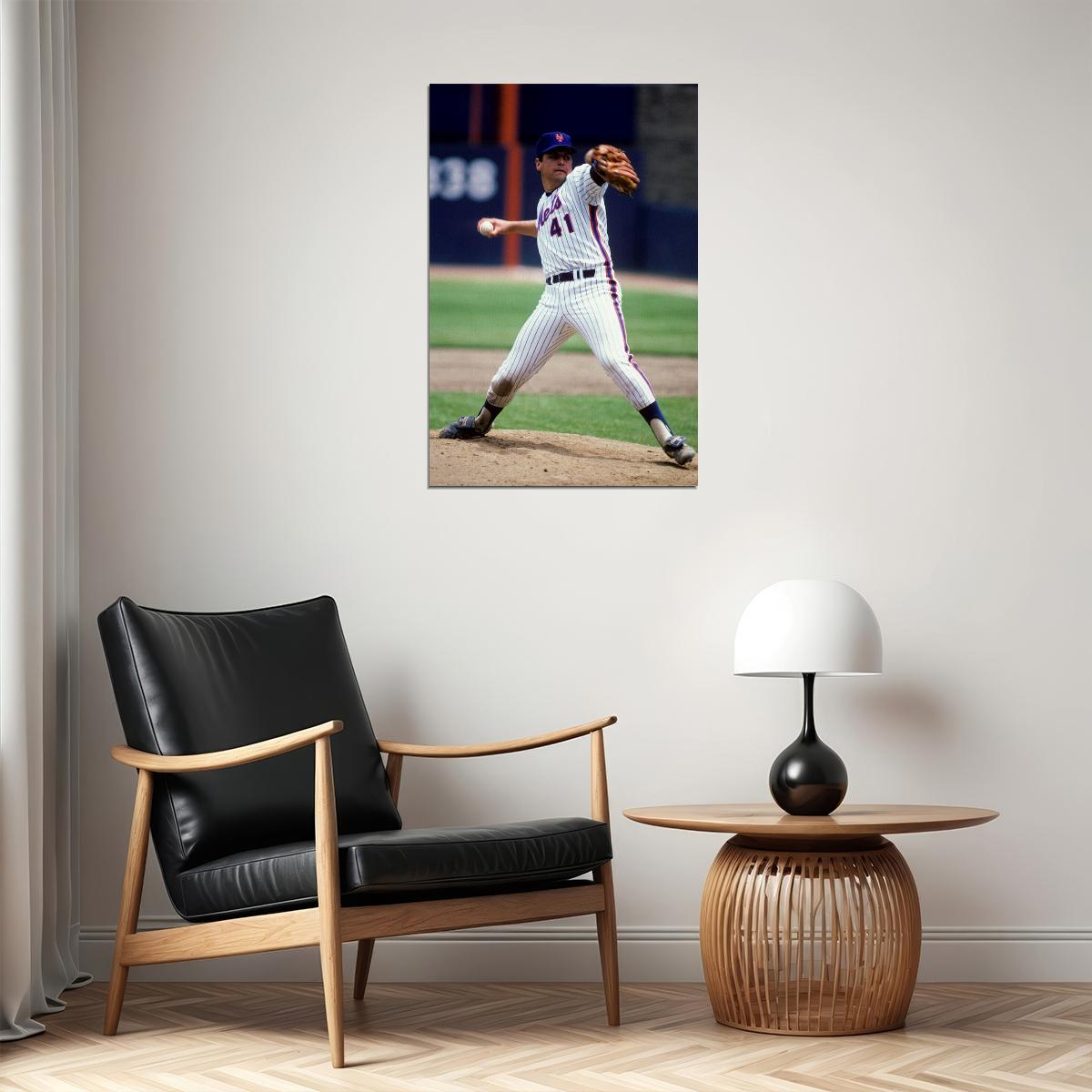 Tom Seaver Celebrity American Baseball Athlete Poster Wall Art Print Home Wall Decor