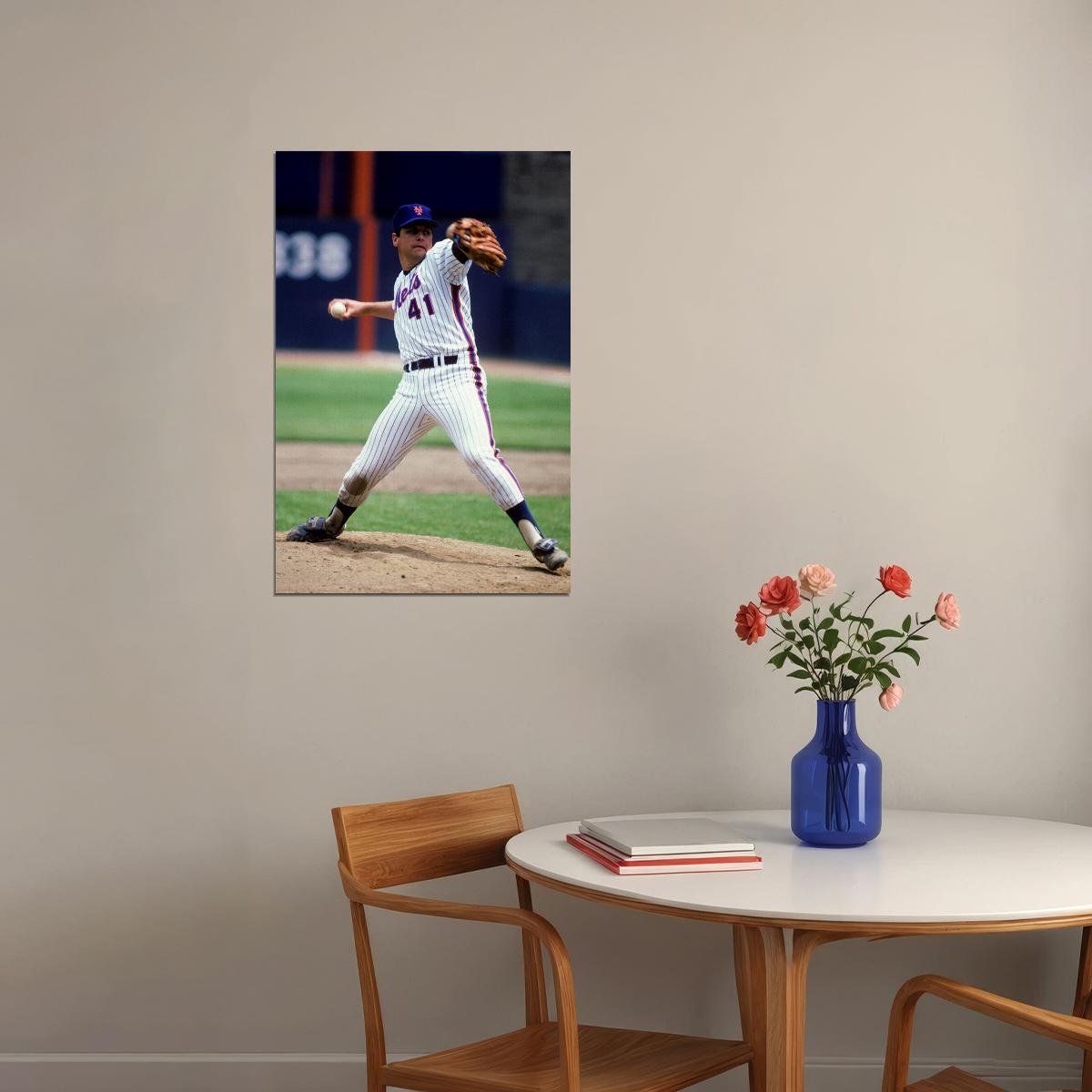 Tom Seaver Celebrity American Baseball Athlete Poster Wall Art Print Home Wall Decor