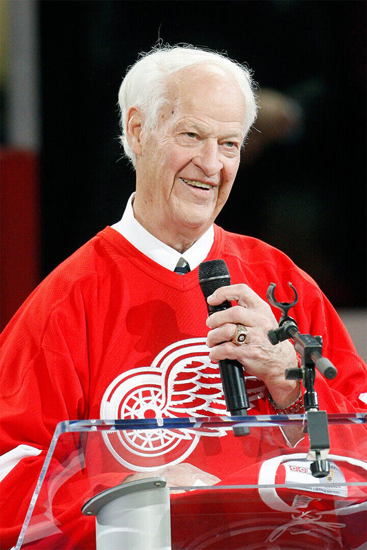 Howe Vintage Ice Hockey Athlete Style Sports Poster Wall Art Print Home Wall Decor - xonomax