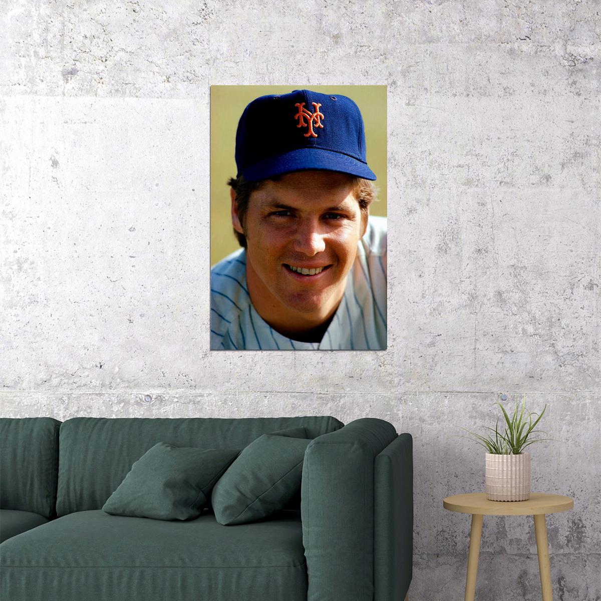Tom Seaver Celebrity American Baseball Player Poster Wall Art Print Home Wall Decor