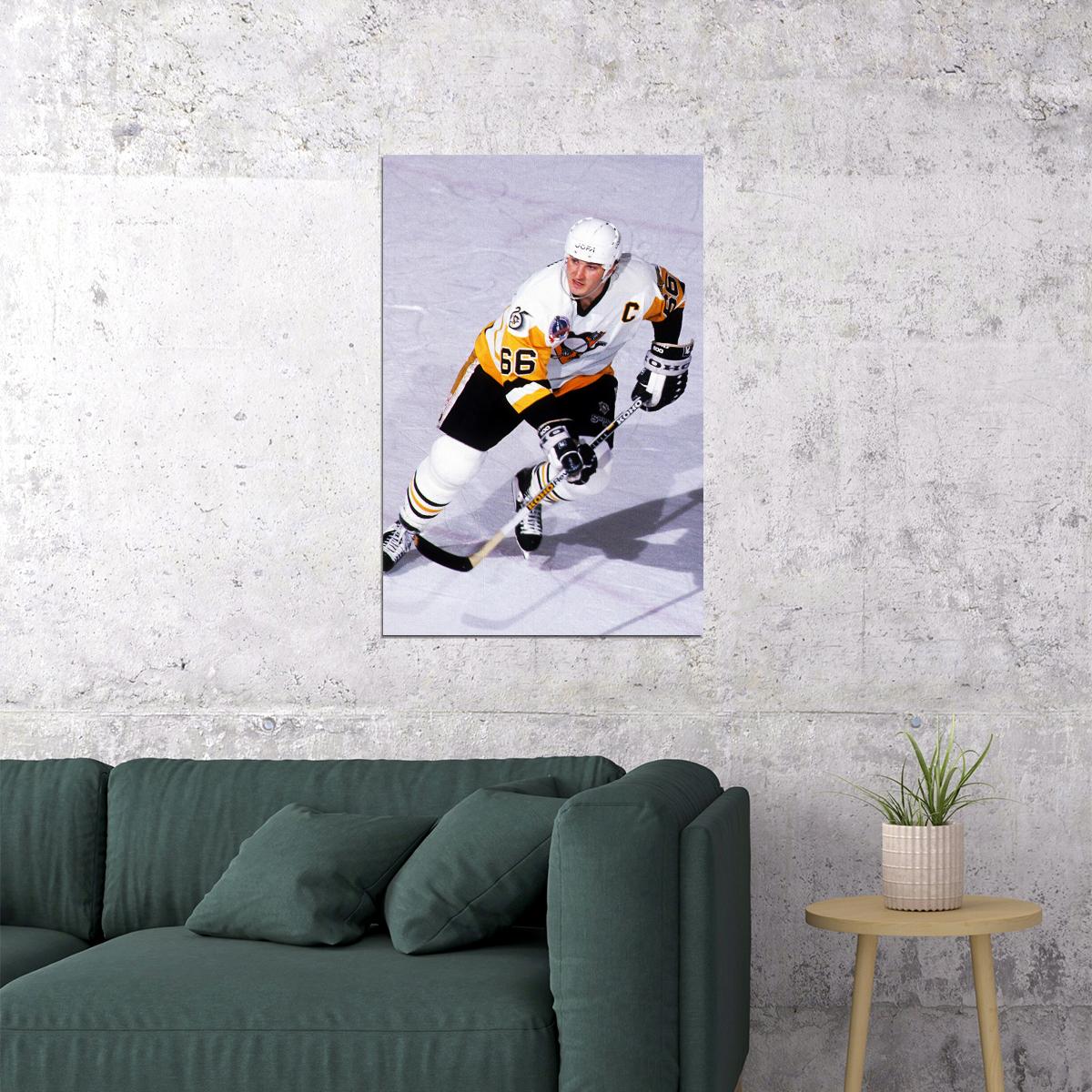 Mario Lemieux Celebrity Ice Hockey Sports Style Poster Wall Art Print Home Wall Decor - xonomax