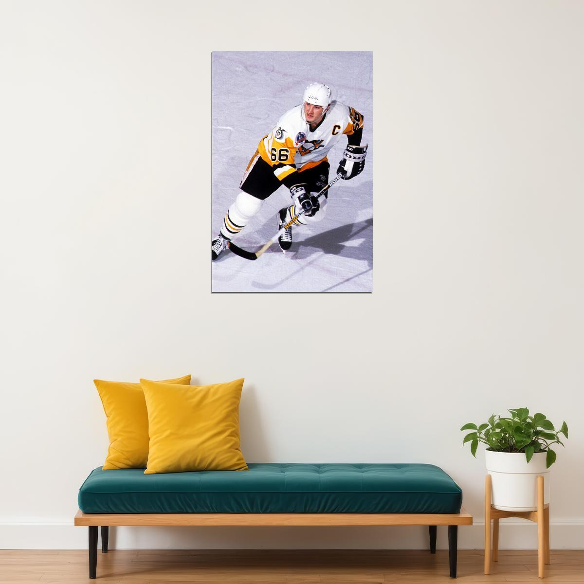 Mario Lemieux Celebrity Ice Hockey Sports Style Poster Wall Art Print Home Wall Decor - xonomax