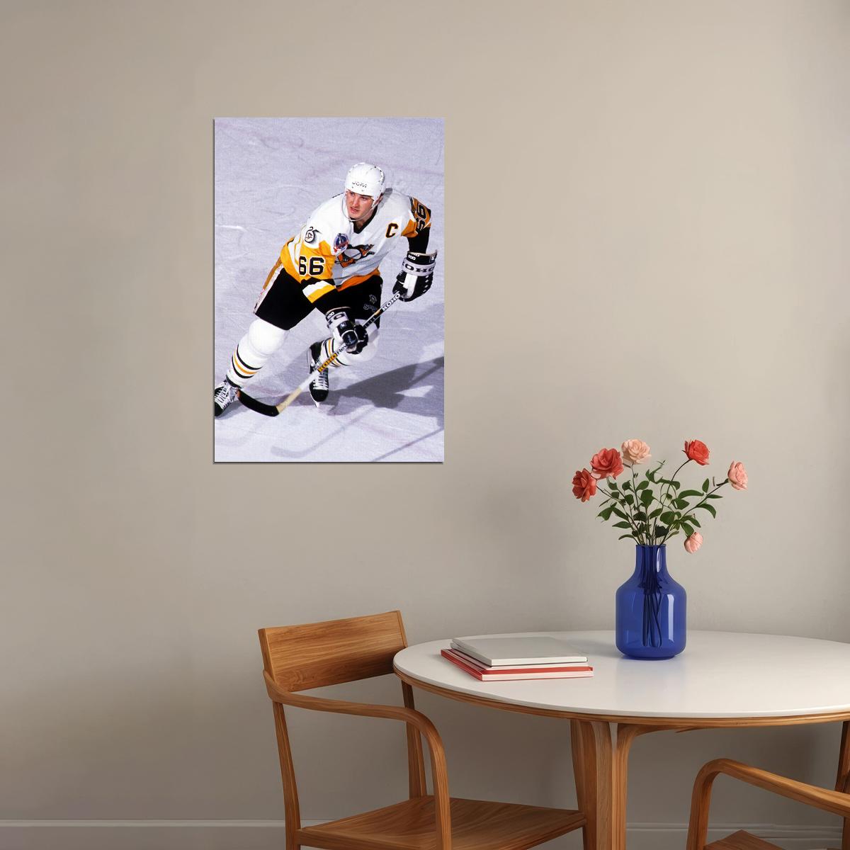 Mario Lemieux Celebrity Ice Hockey Sports Style Poster Wall Art Print Home Wall Decor - xonomax