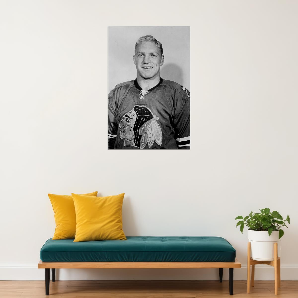 Bobby Hull Celebrity Ice Hockey Athlete Poster Wall Art Print Home Wall Decor - xonomax