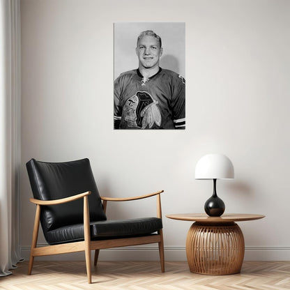Bobby Hull Celebrity Ice Hockey Athlete Poster Wall Art Print Home Wall Decor - xonomax