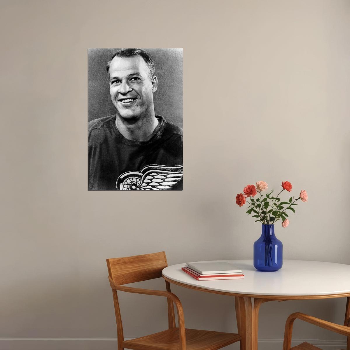 Howe Celebrity Ice Hockey Athlete Match Poster Wall Art Print Home Wall Decor - xonomax