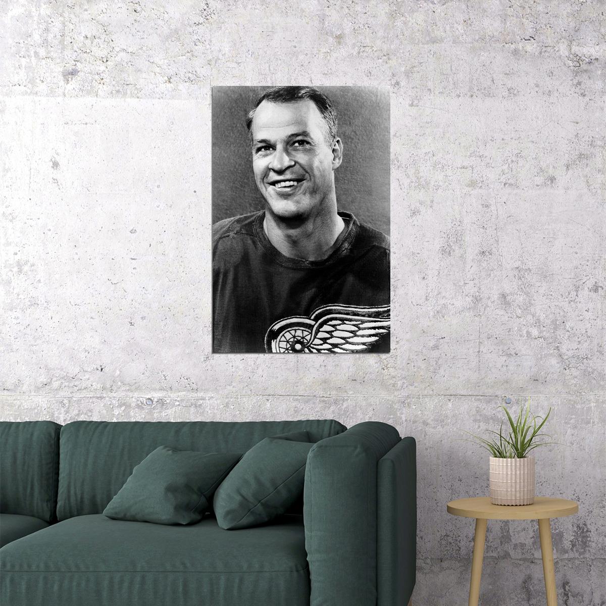 Howe Celebrity Ice Hockey Athlete Match Poster Wall Art Print Home Wall Decor - xonomax