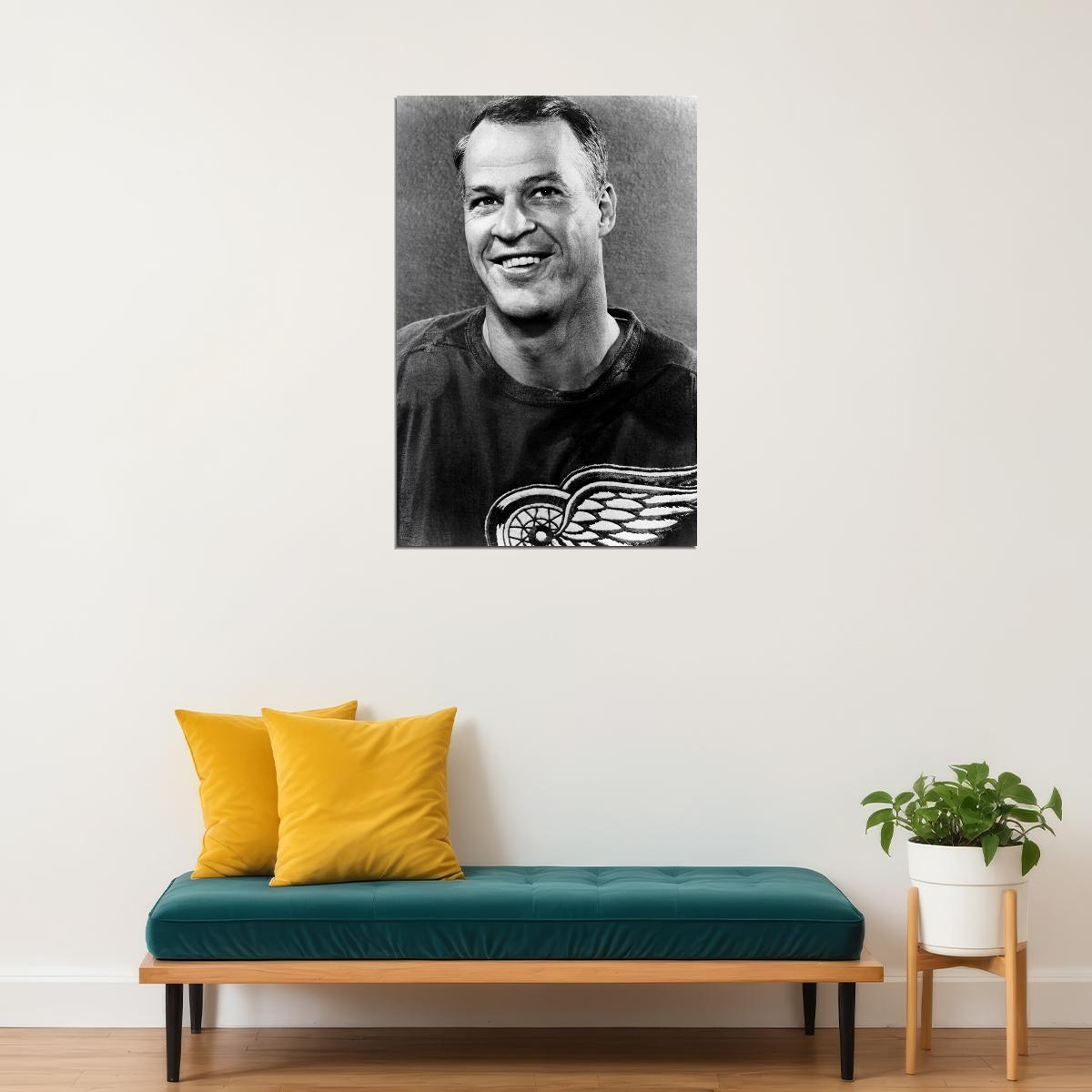 Howe Celebrity Ice Hockey Athlete Match Poster Wall Art Print Home Wall Decor - xonomax