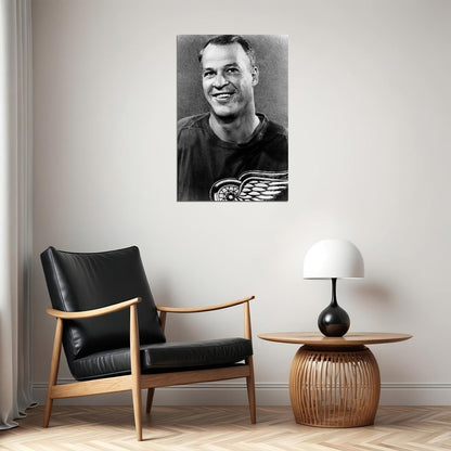 Howe Celebrity Ice Hockey Athlete Match Poster Wall Art Print Home Wall Decor - xonomax