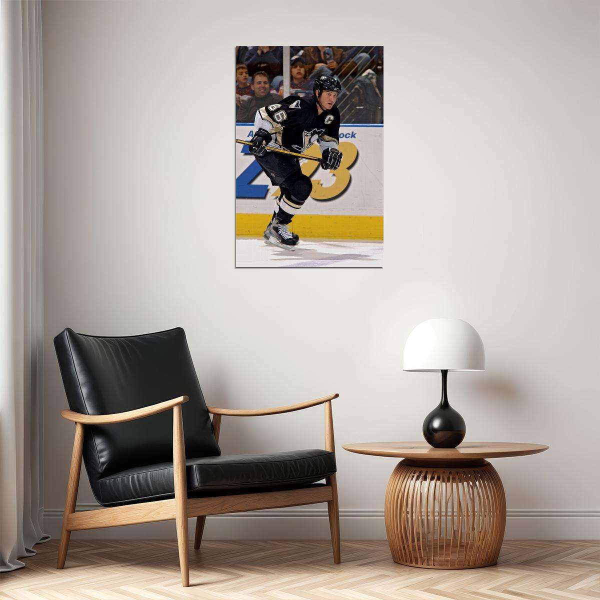 Mario Lemieux Celebrity Ice Hockey Sports Style Poster Wall Art Print Home Wall Decor - xonomax