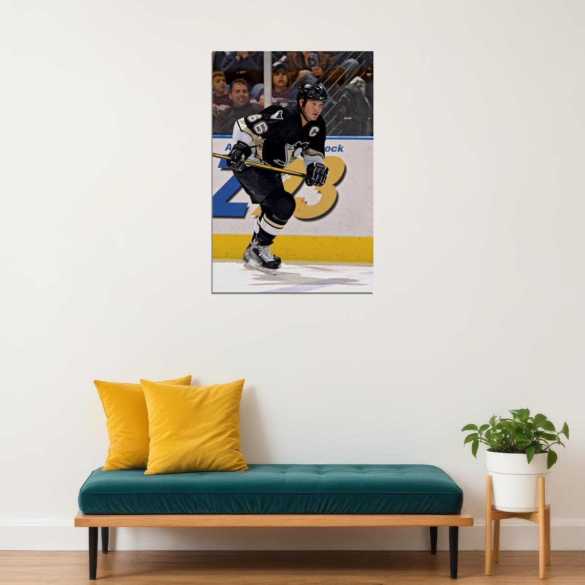 Mario Lemieux Celebrity Ice Hockey Sports Style Poster Wall Art Print Home Wall Decor - xonomax