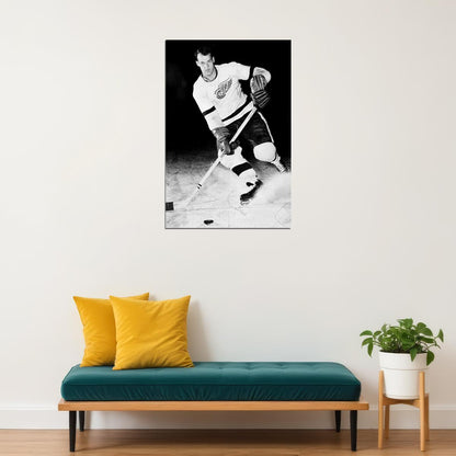 Howe Celebrity Ice Hockey Athlete Sports Poster Wall Art Print Home Wall Decor - xonomax