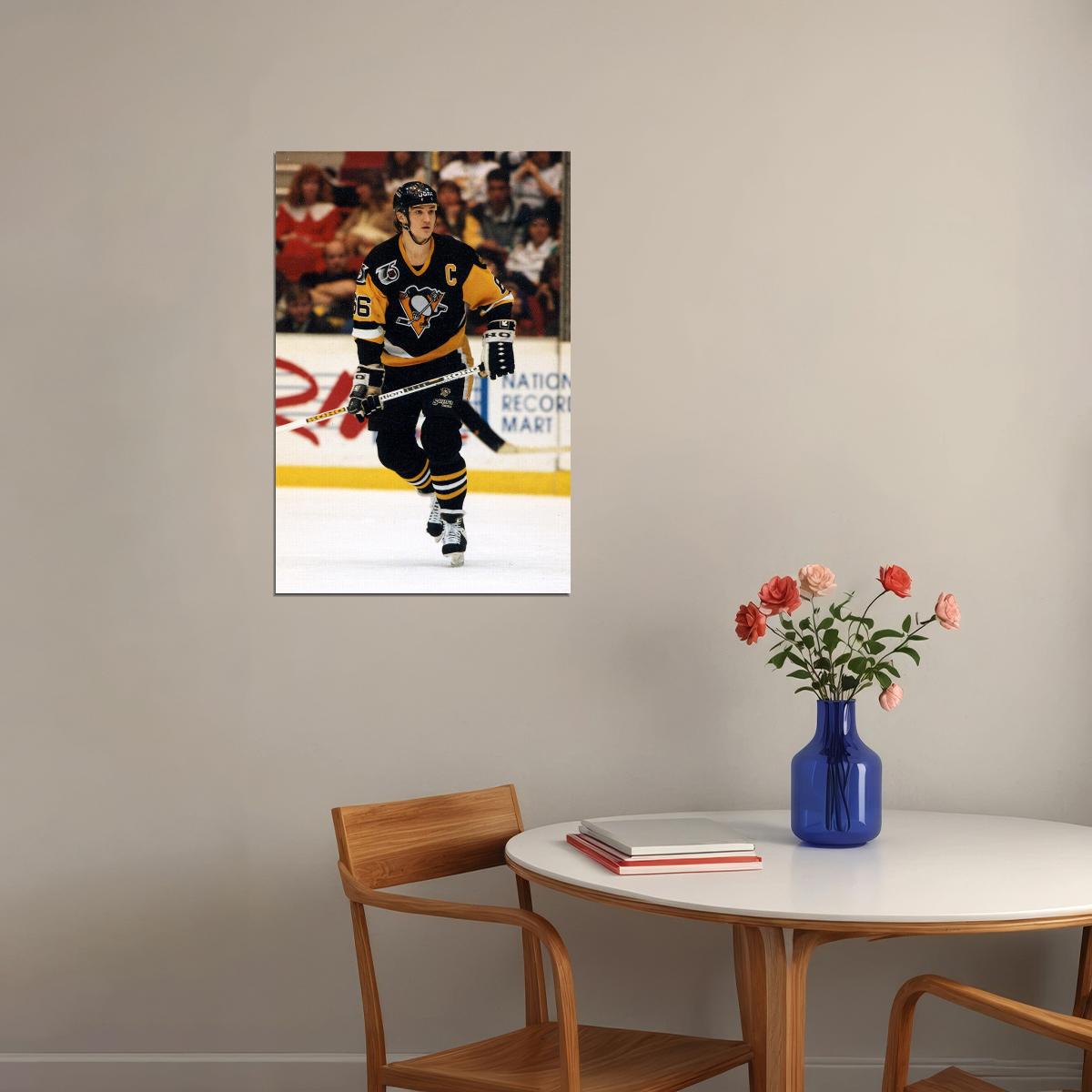 Mario Lemieux Celebrity Ice Hockey Player Poster Wall Art Print Home Wall Decor - xonomax