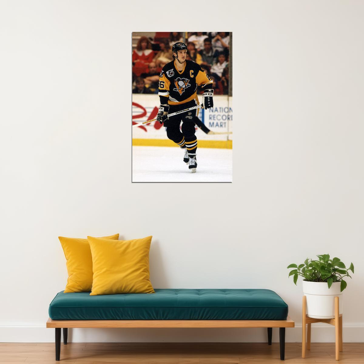 Mario Lemieux Celebrity Ice Hockey Player Poster Wall Art Print Home Wall Decor - xonomax