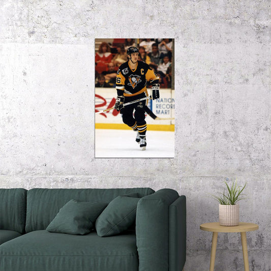 Mario Lemieux Celebrity Ice Hockey Player Poster Wall Art Print Home Wall Decor - xonomax