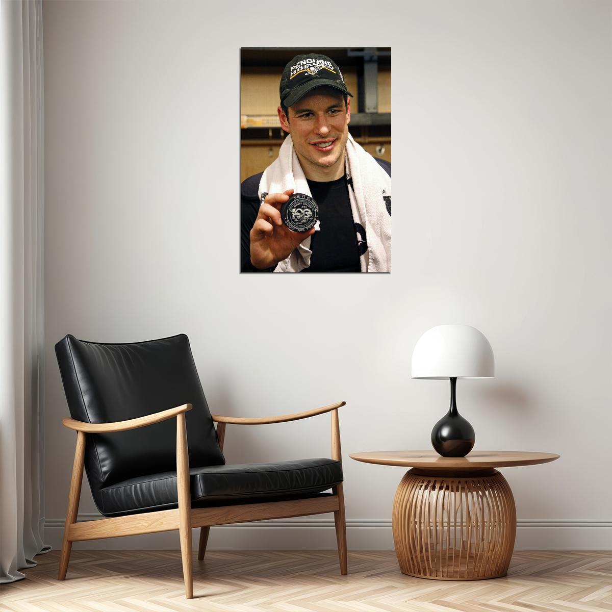 Sidney Crosby Canadian Ice Hockey Player Sports Poster Wall Art Print Home Wall Decor - xonomax