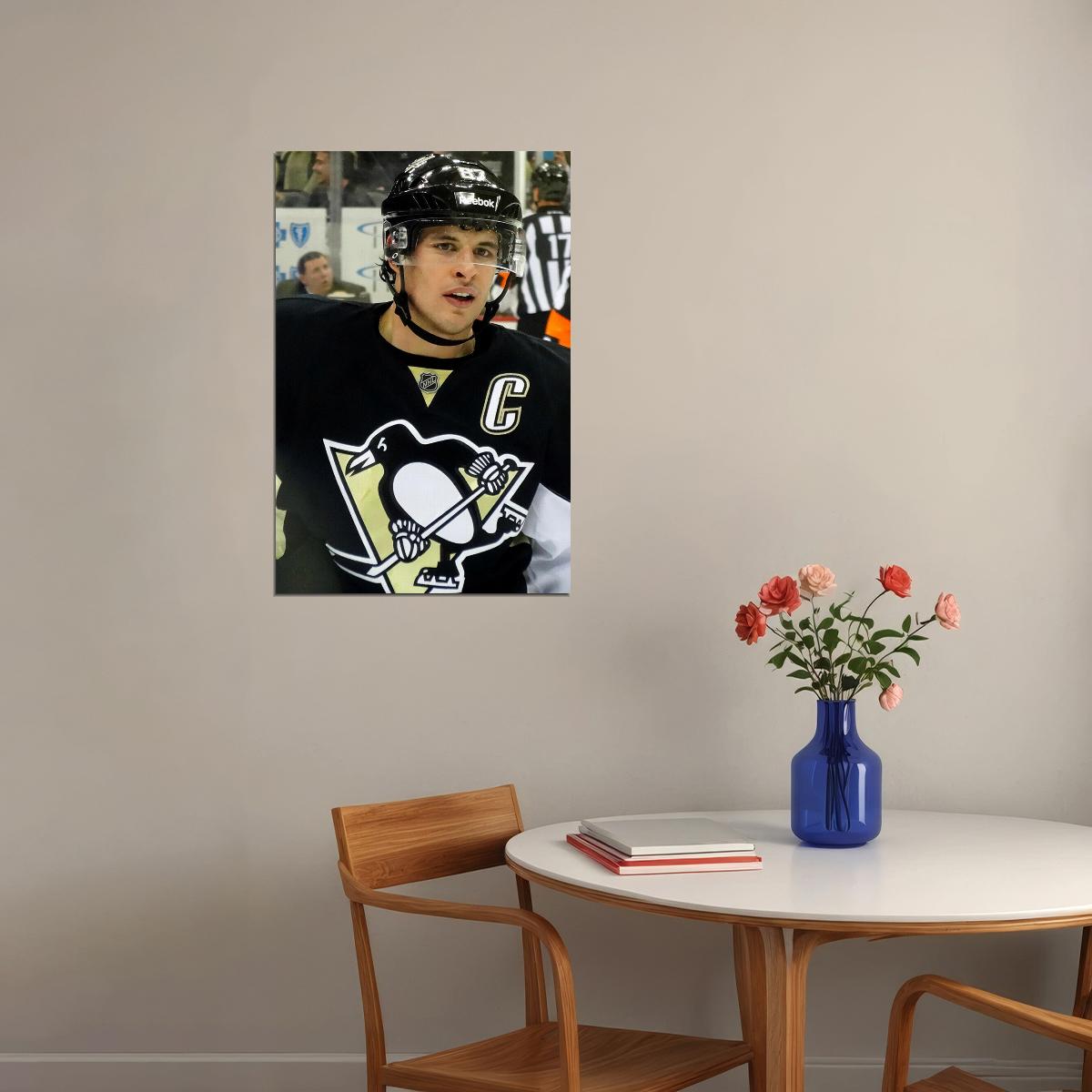 Sidney Crosby Ice Hockey Best Player Sports Poster Wall Art Print Home Wall Decor - xonomax