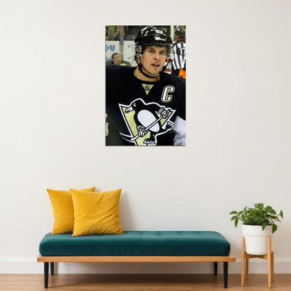 Sidney Crosby Ice Hockey Best Player Sports Poster Wall Art Print Home Wall Decor - xonomax