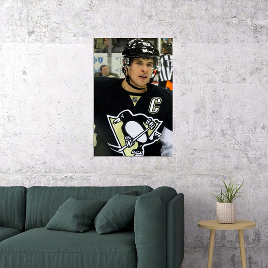 Sidney Crosby Ice Hockey Best Player Sports Poster Wall Art Print Home Wall Decor - xonomax