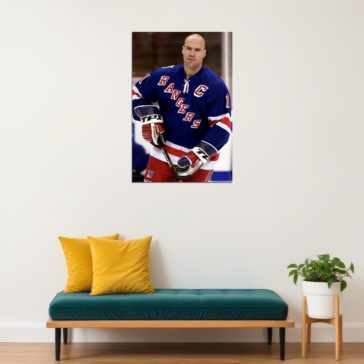 Mark Messier Celebrity Ice Hockey Sports Poster Wall Art Print Home Wall Decor - xonomax