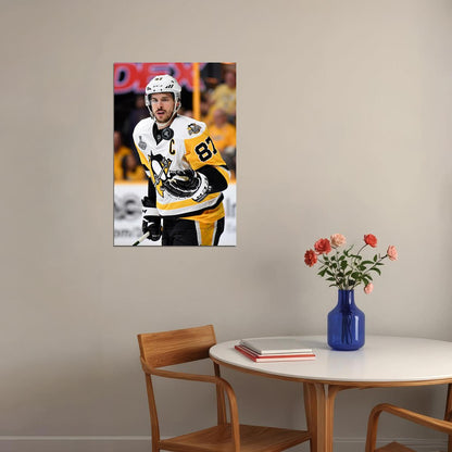 Sidney Crosby Ice Hockey Athlete Player Poster Wall Art Print Home Wall Decor - xonomax