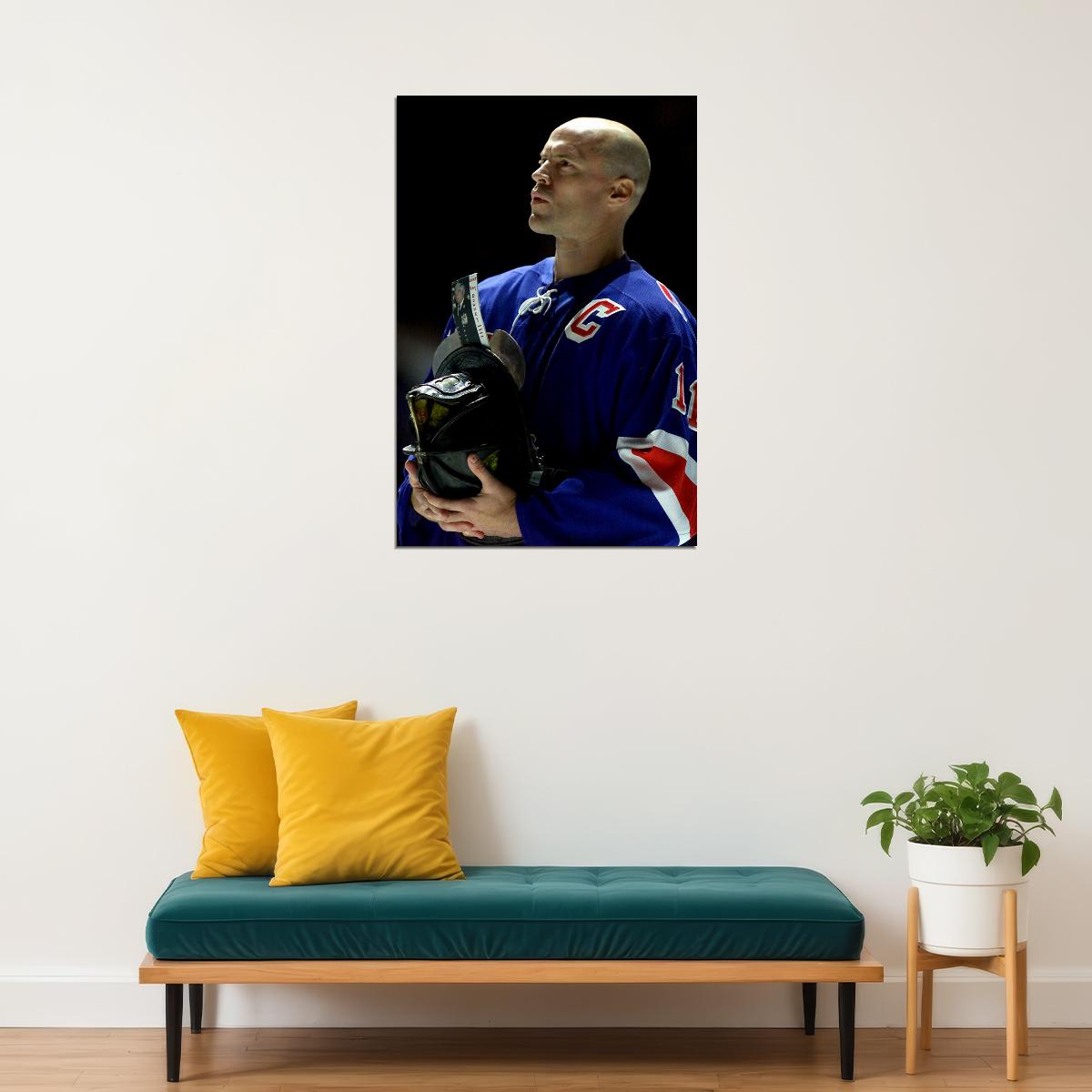 Mark Messier Celebrity Ice Hockey Player Poster Wall Art Print Home Wall Decor - xonomax