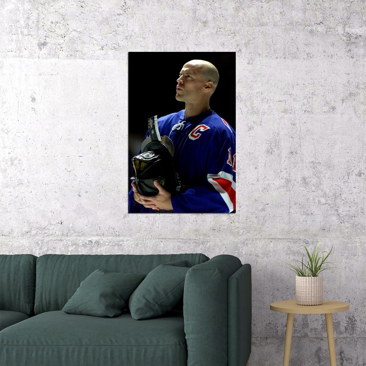 Mark Messier Celebrity Ice Hockey Player Poster Wall Art Print Home Wall Decor - xonomax