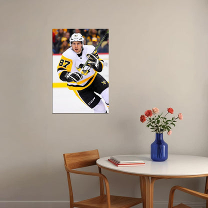 Sidney Crosby Ice Hockey Athlete Sport Poster Wall Art Print Home Wall Decor - xonomax
