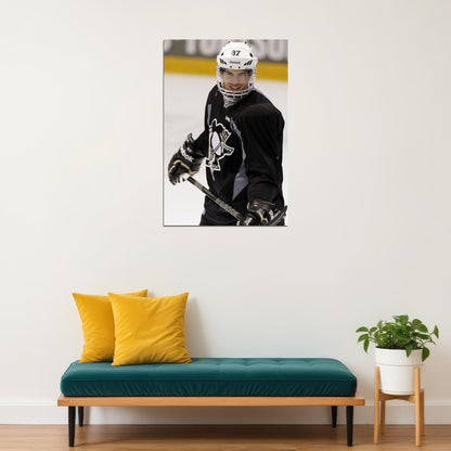Sidney Crosby Ice Hockey Player Style Poster Wall Art Print Home Wall Decor - xonomax