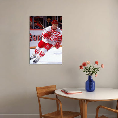 Steve Yzerman İce Hockey Sports Style Poster Wall Art Print Home Wall Decor - xonomax