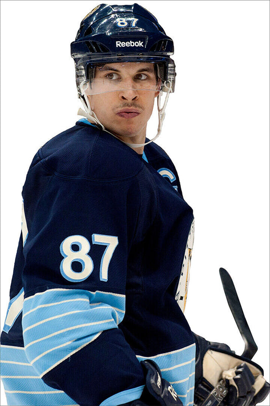 Sidney Crosby Celebrity Ice Hockey Player Style Poster Wall Art Print Home Wall Decor - xonomax