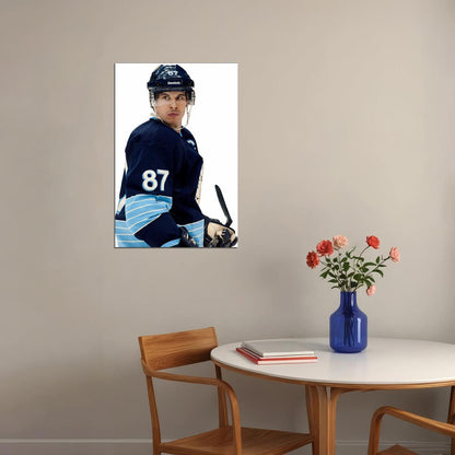 Sidney Crosby Celebrity Ice Hockey Player Style Poster Wall Art Print Home Wall Decor - xonomax