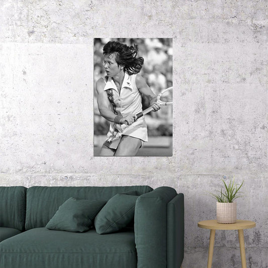 Billie King Celebrity American Tennis Player Poster Wall Art Print Home Wall Decor - xonomax