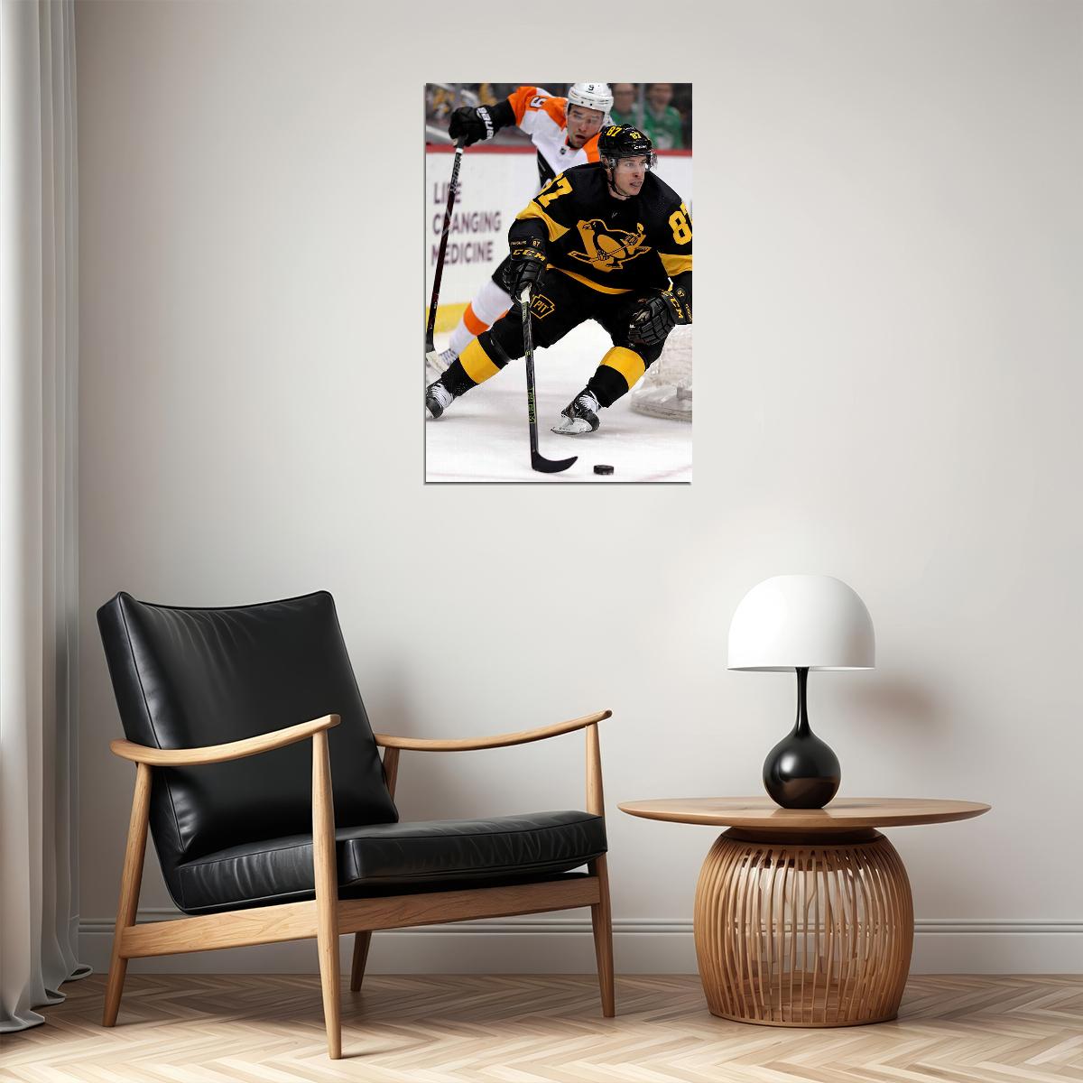 Sidney Crosby Celebrity Ice Hockey Player Match Poster Wall Art Print Home Wall Decor - xonomax