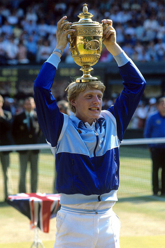 Boris Becker Celebrity Tennis Player Tennis Match Poster Wall Art Print Home Wall Decor - xonomax
