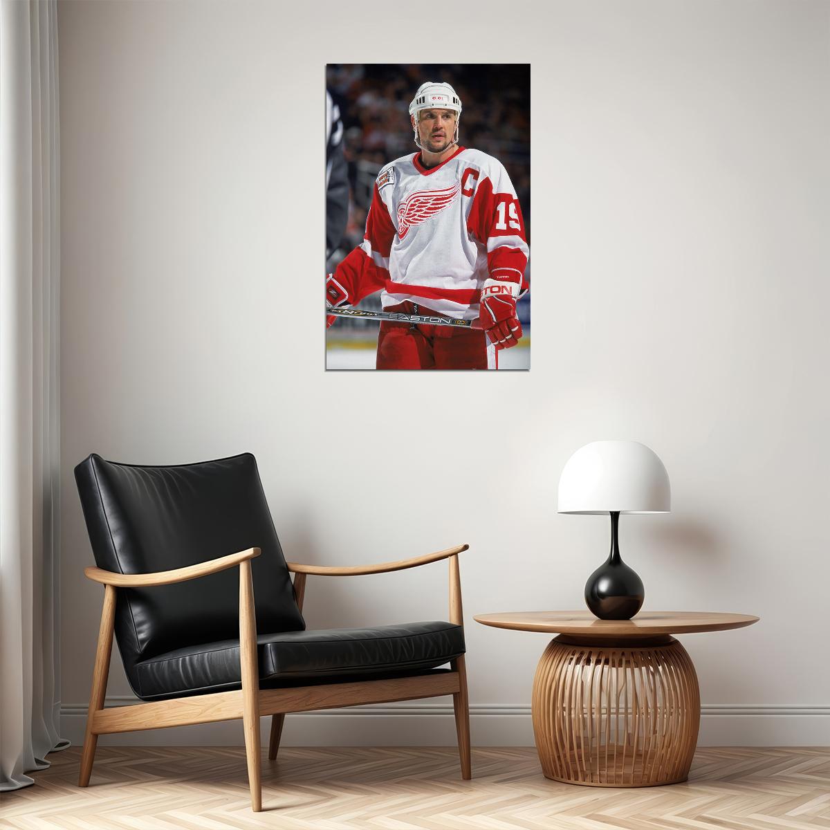 Steve Yzerman Celebrity İce Hockey Player Poster Wall Art Print Home Wall Decor - xonomax