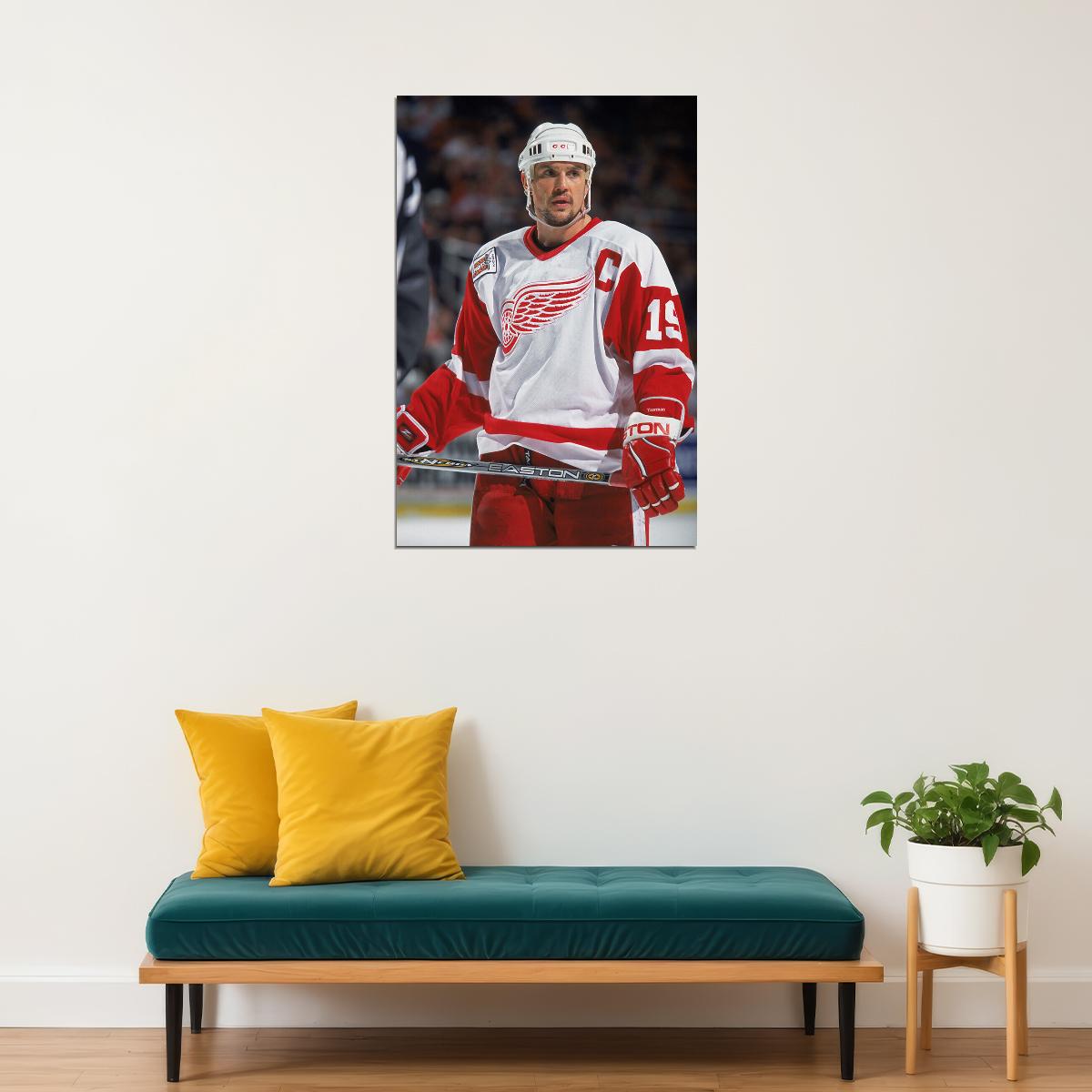 Steve Yzerman Celebrity İce Hockey Player Poster Wall Art Print Home Wall Decor - xonomax