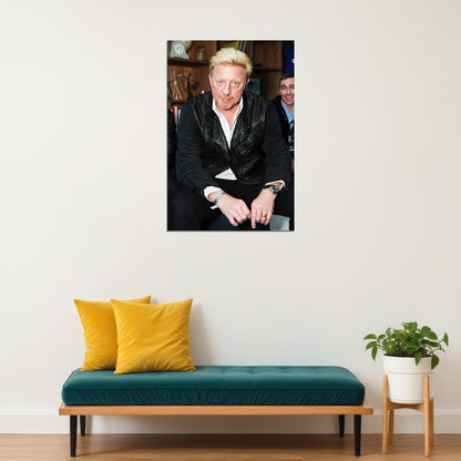 Boris Becker German Tennis Player Tennis Match Poster Wall Art Print Home Wall Decor - xonomax