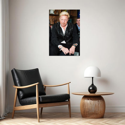 Boris Becker German Tennis Player Tennis Match Poster Wall Art Print Home Wall Decor - xonomax