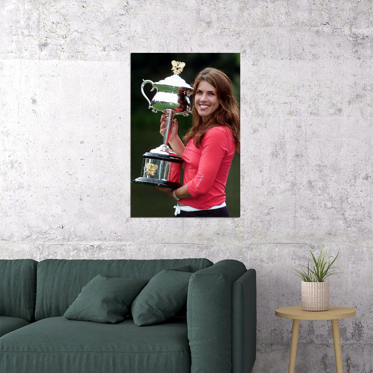 Jennifer Capriati American Tennis Player Poster Wall Art Print Home Wall Decor