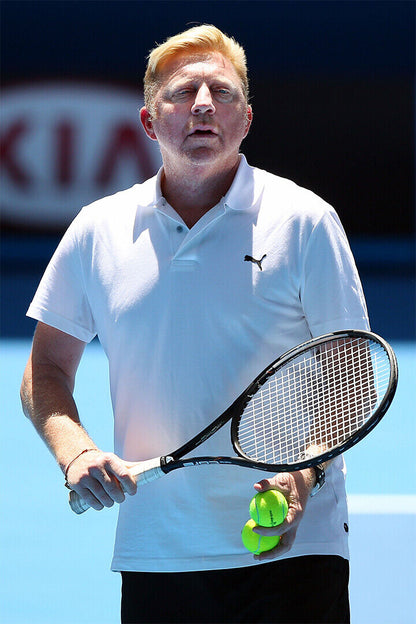 Boris Becker German Tennis Player Tennis Equipment Poster Wall Art Print Home Wall Decor - xonomax