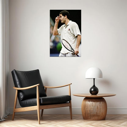 Pete Sampras Celebrity American Tennis Match Poster Wall Art Print Home Wall Decor - xonomax