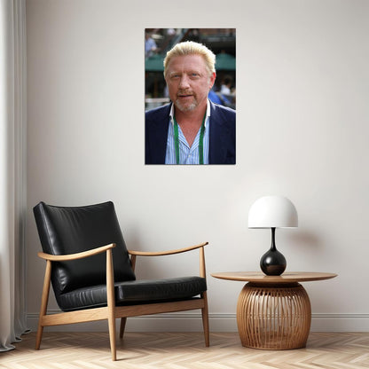 Boris Becker Celebrity German Tennis Match Poster Wall Art Print Home Wall Decor - xonomax