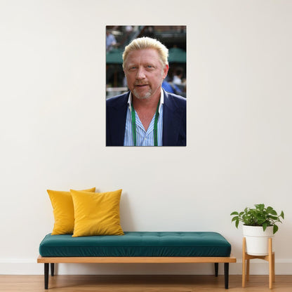 Boris Becker Celebrity German Tennis Match Poster Wall Art Print Home Wall Decor - xonomax