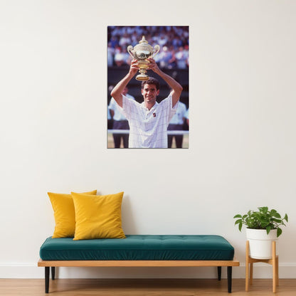 Pete Sampras Celebrity American Tennis Athlete Poster Wall Art Print Home Wall Decor - xonomax