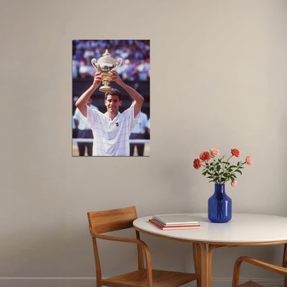 Pete Sampras Celebrity American Tennis Athlete Poster Wall Art Print Home Wall Decor - xonomax