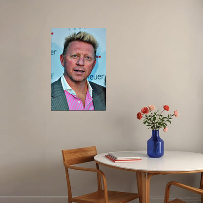 Boris Becker Celebrity German Tennis Player Poster Wall Art Print Home Wall Decor - xonomax
